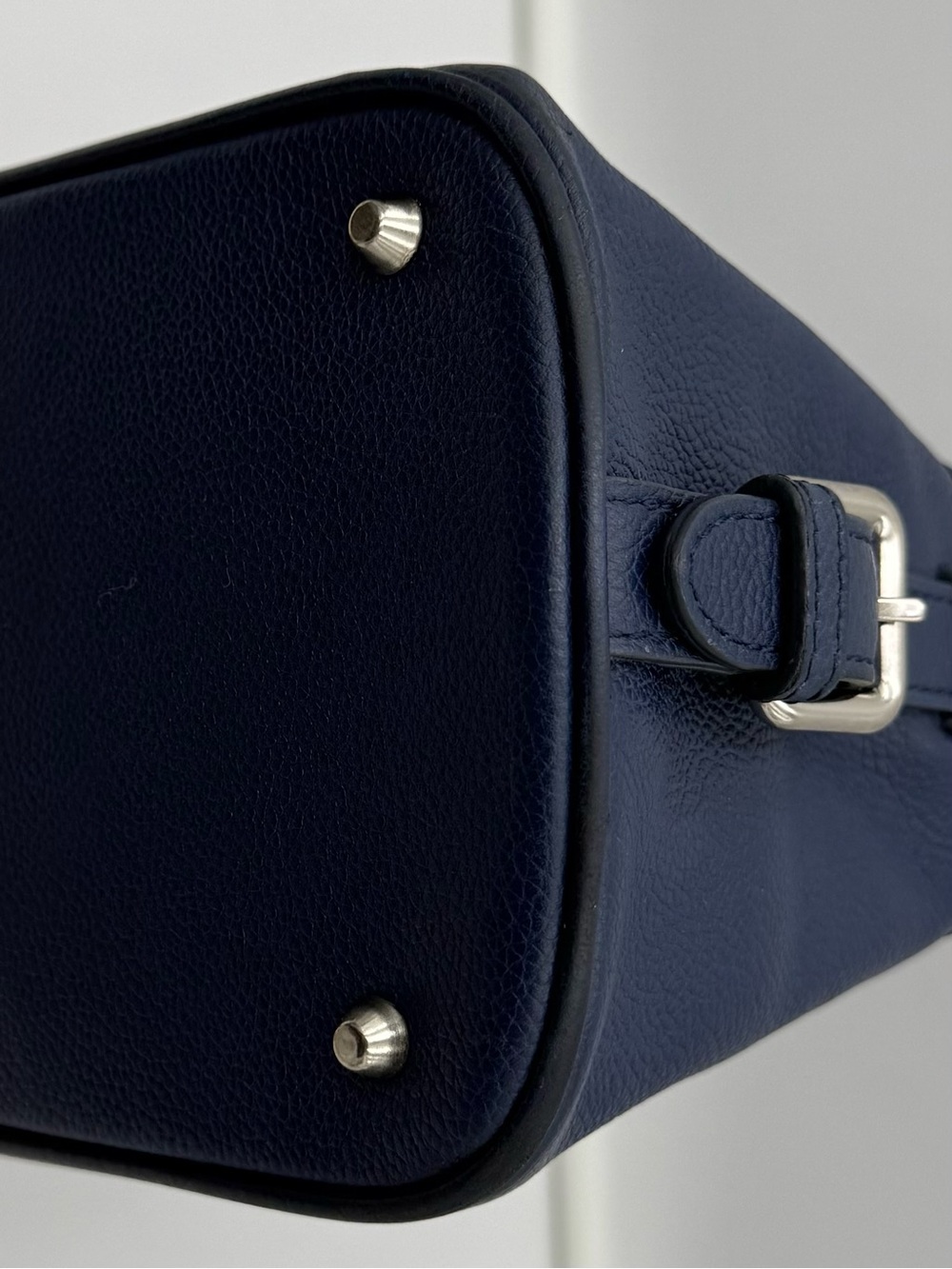 🐢MORABITO 1905 PARIS • DINA MM Bugatti 36 Bag in Blue Made in ITALY (Late Model) - Picture 10 of 16